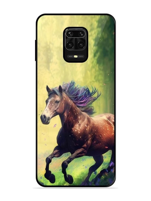 Enchanted Gallop Glossy Soft Edge Case for Xiaomi Redmi Note 10 Lite Chachhi