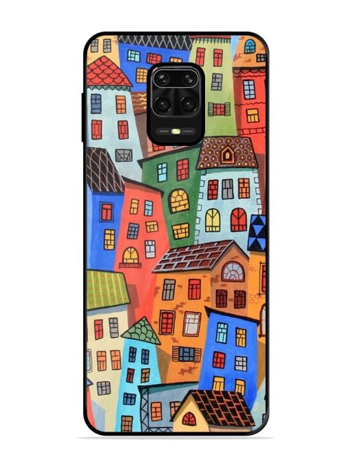 Rainbow House Glossy Soft Edge Case for Xiaomi Redmi Note 10 Lite Chachhi