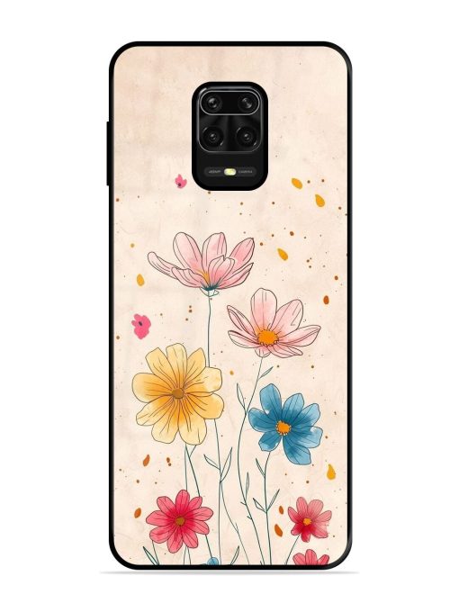 Delicate Bloom Glossy Soft Edge Case for Xiaomi Redmi Note 10 Lite Chachhi