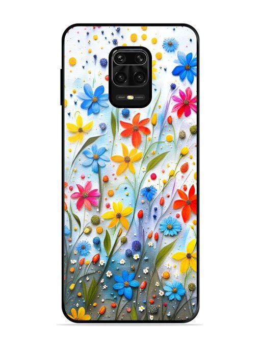 Vibrant Floral Glossy Soft Edge Case for Xiaomi Redmi Note 10 Lite Chachhi