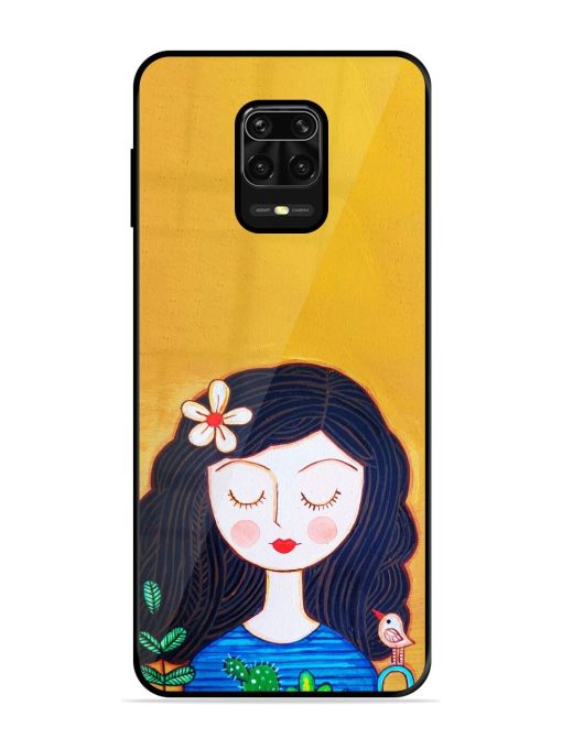 Girl Illustration Glossy Soft Edge Case for Xiaomi Redmi Note 10 Lite Chachhi