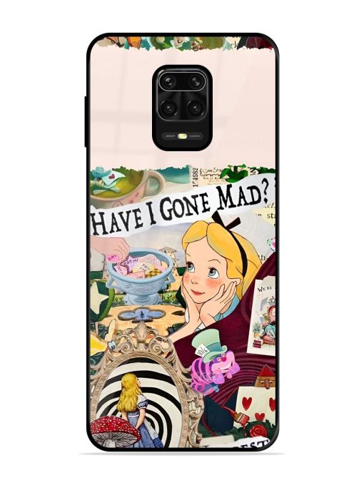 Mad Hatter'S Collage Glossy Soft Edge Case for Xiaomi Redmi Note 10 Lite Chachhi