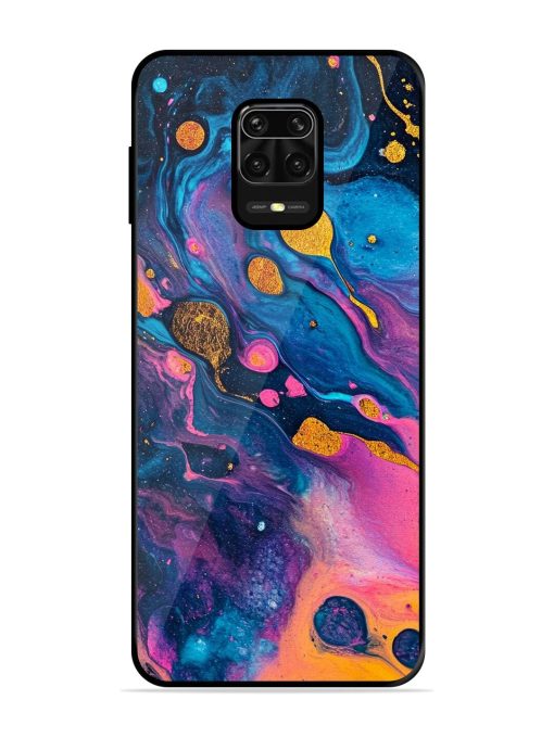 Cosmic Swirl Glossy Soft Edge Case for Xiaomi Redmi Note 10 Lite Chachhi