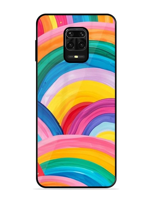 Rainbow Symphony Glossy Soft Edge Case for Xiaomi Redmi Note 10 Lite Chachhi