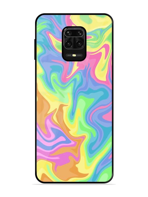 Whimsical Swirl Glossy Soft Edge Case for Xiaomi Redmi Note 10 Lite Chachhi