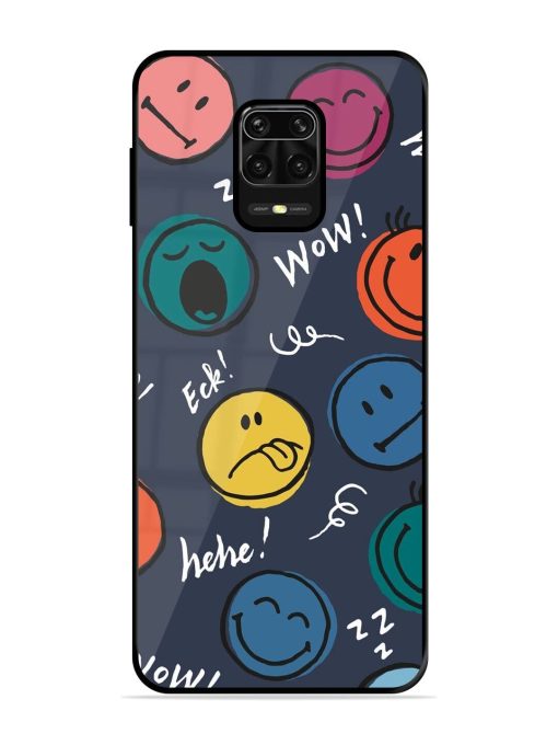 Emoticon Parade Glossy Soft Edge Case for Xiaomi Redmi Note 10 Lite Chachhi