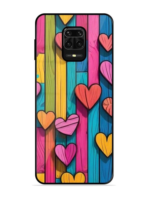 Rainbow Of Hearts Glossy Soft Edge Case for Xiaomi Redmi Note 10 Lite Chachhi