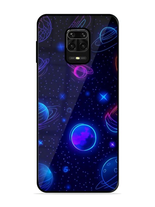 Neon Cosmos Glossy Soft Edge Case for Xiaomi Redmi Note 10 Lite Chachhi