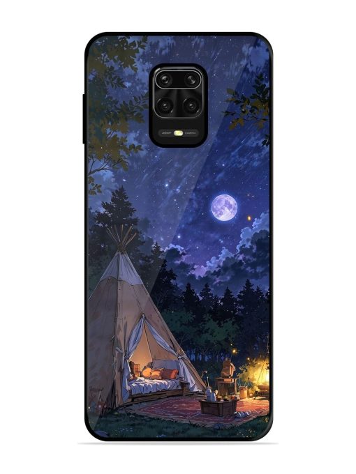 Moonlight Camping Glossy Soft Edge Case for Xiaomi Redmi Note 10 Lite Chachhi