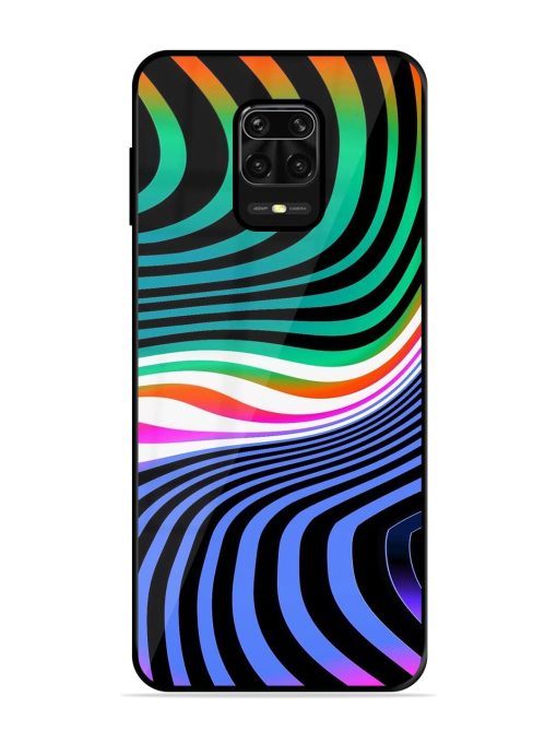 Psychedelic Waves Glossy Soft Edge Case for Xiaomi Redmi Note 10 Lite Chachhi