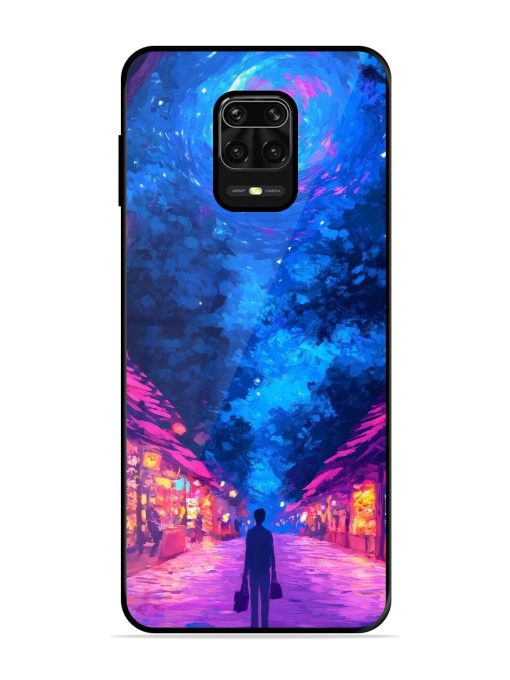 Neon Nightscape Glossy Soft Edge Case for Xiaomi Redmi Note 10 Lite Chachhi