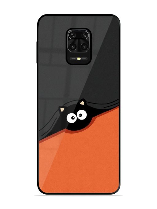 Peek-A-Boo Kitty Glossy Soft Edge Case for Xiaomi Redmi Note 10 Lite Chachhi