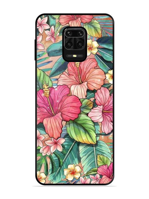 Tropical Tapestry Glossy Soft Edge Case for Xiaomi Redmi Note 10 Lite Chachhi