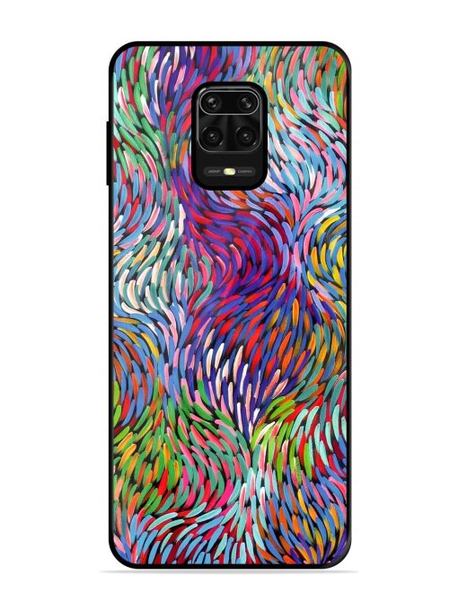 Vibrant Waves Glossy Soft Edge Case for Xiaomi Redmi Note 10 Lite Chachhi