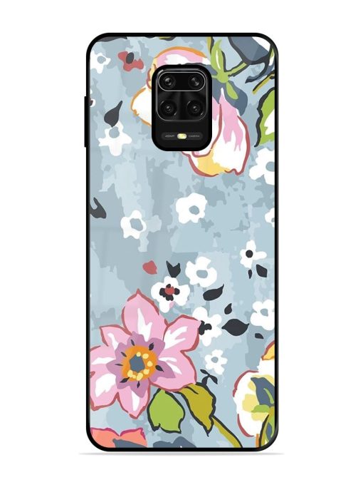 Floral Fantasy Glossy Soft Edge Case for Xiaomi Redmi Note 10 Lite Chachhi