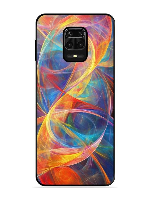 Cosmic Currents Glossy Soft Edge Case for Xiaomi Redmi Note 10 Lite Chachhi