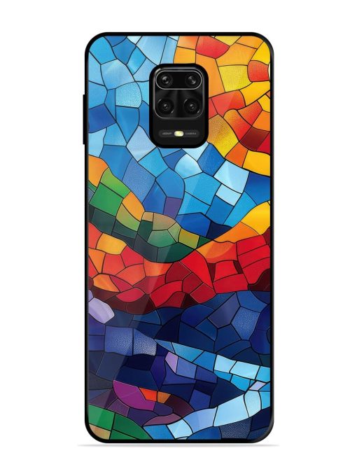 Mosaic Sunset Glossy Soft Edge Case for Xiaomi Redmi Note 10 Lite Chachhi