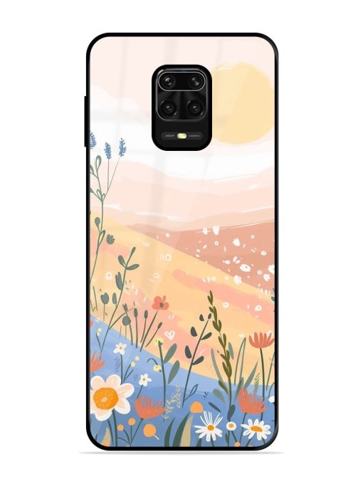 Golden Hour Blooms Glossy Soft Edge Case for Xiaomi Redmi Note 10 Lite Chachhi