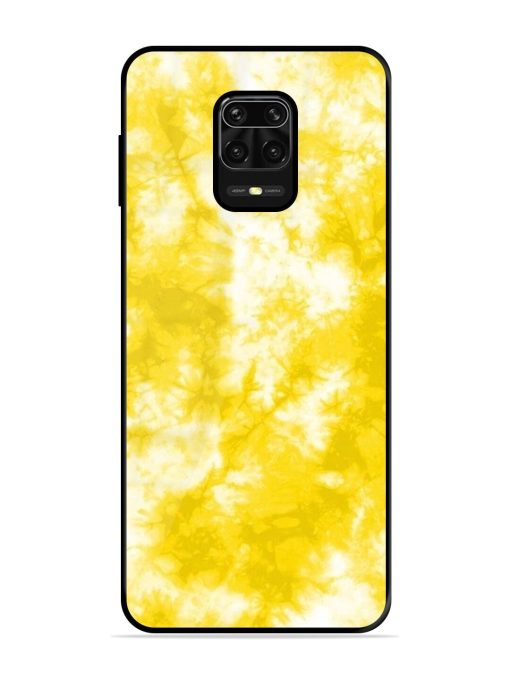 Golden Tie-Dye Twirl Glossy Soft Edge Case for Xiaomi Redmi Note 10 Lite Chachhi