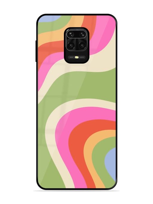 Wavy Rainbow Wonderland Glossy Soft Edge Case for Xiaomi Redmi Note 10 Lite Chachhi