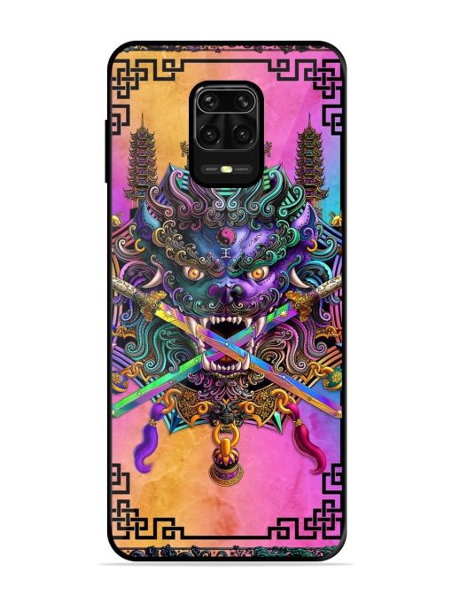 Psychedelic Fu Dog Tapestry Glossy Soft Edge Case for Xiaomi Redmi Note 10 Lite Chachhi