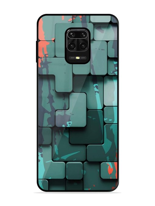 Abstract Geometric Mosaic Glossy Soft Edge Case for Xiaomi Redmi Note 10 Lite Chachhi