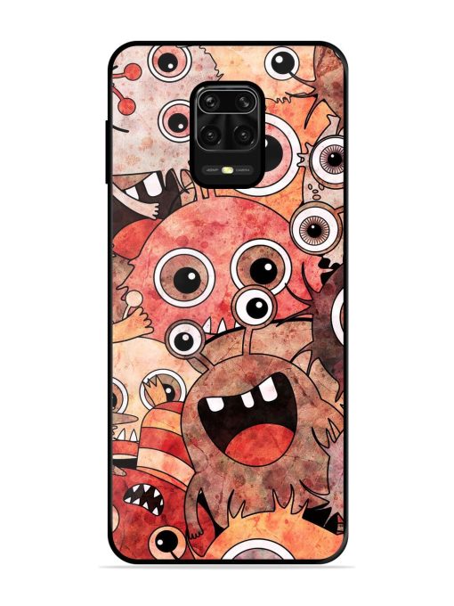 Monster Mash Glossy Soft Edge Case for Xiaomi Redmi Note 10 Lite Chachhi