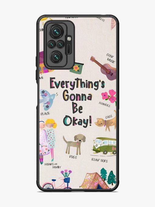 Sunshine And Smiles Glossy Soft Edge Case for Xiaomi Redmi Note 10 Pro