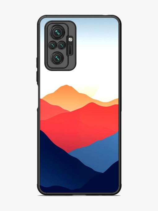 Sunset Peaks Glossy Soft Edge Case for Xiaomi Redmi Note 10 Pro