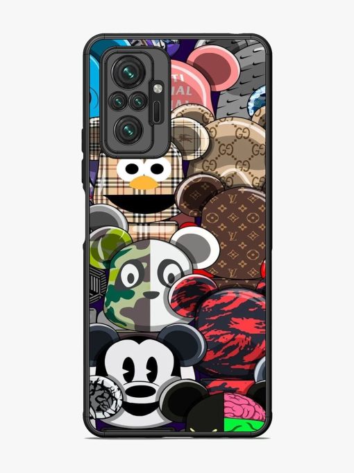 Streetwear Bearbrick Extravaganza Glossy Soft Edge Case for Xiaomi Redmi Note 10 Pro