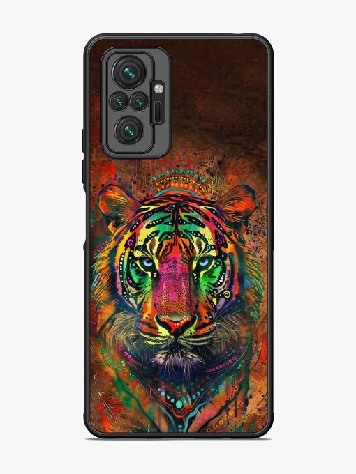 Cosmic Tiger Glossy Soft Edge Case for Xiaomi Redmi Note 10 Pro Max Chachhi