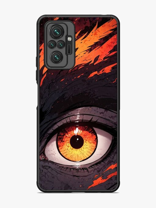 Inferno Gaze Glossy Soft Edge Case for Xiaomi Redmi Note 10 Pro Max Chachhi