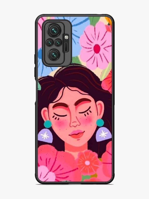 Blooming Serenity Glossy Soft Edge Case for Xiaomi Redmi Note 10 Pro Max Chachhi