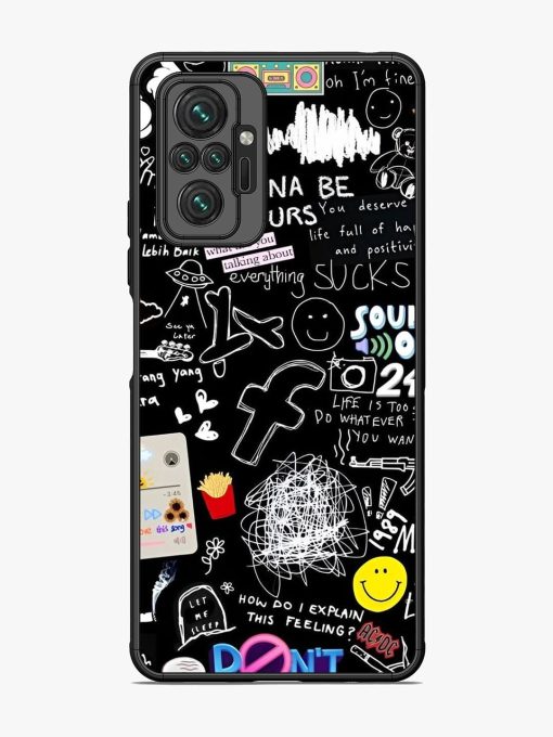 Doodle Diary Glossy Soft Edge Case for Xiaomi Redmi Note 10 Pro Max Chachhi