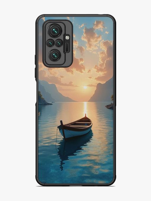 Serene Sunset Glossy Soft Edge Case for Xiaomi Redmi Note 10 Pro Max Chachhi