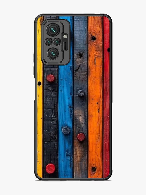 Rainbow Plank Glossy Soft Edge Case for Xiaomi Redmi Note 10 Pro Max Chachhi