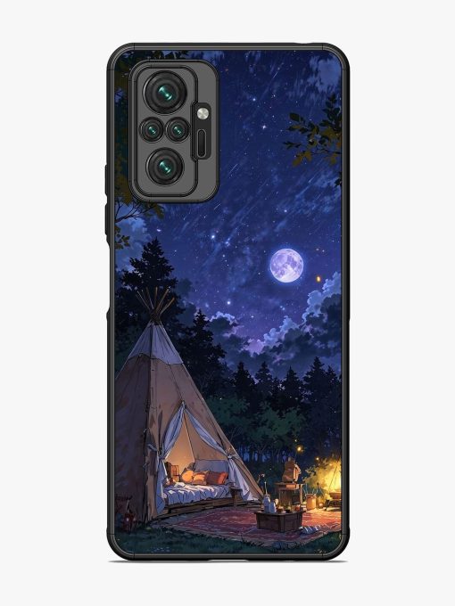 Moonlight Camping Glossy Soft Edge Case for Xiaomi Redmi Note 10 Pro Max Chachhi