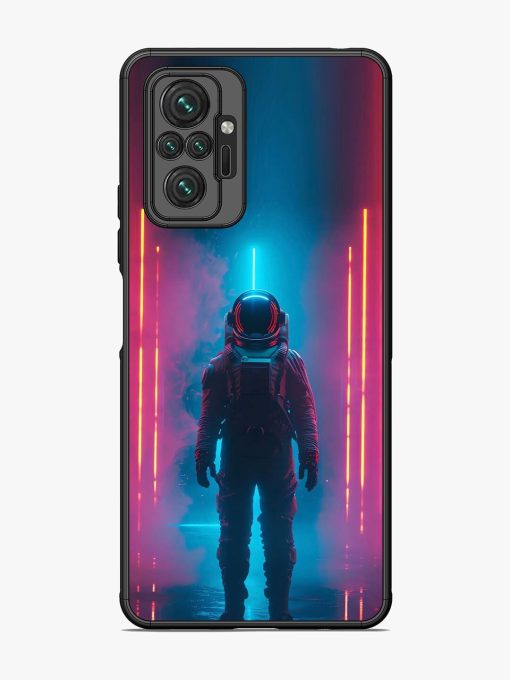 Neon Astronaut Glossy Soft Edge Case for Xiaomi Redmi Note 10 Pro Max Chachhi