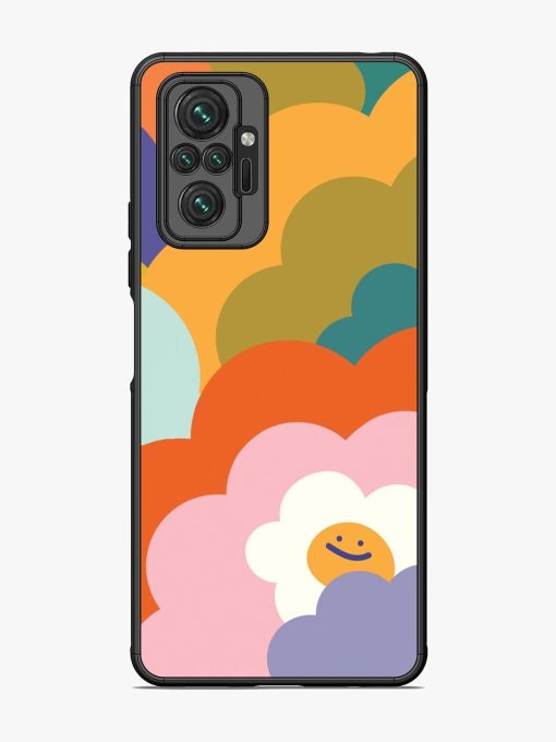 Happy Flower Power Glossy Soft Edge Case for Xiaomi Redmi Note 10 Pro Max Chachhi