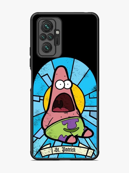 St. Patrick'S Day Stained Glass Patrick Star Glossy Soft Edge Case for Xiaomi Redmi Note 10 Pro Max Chachhi