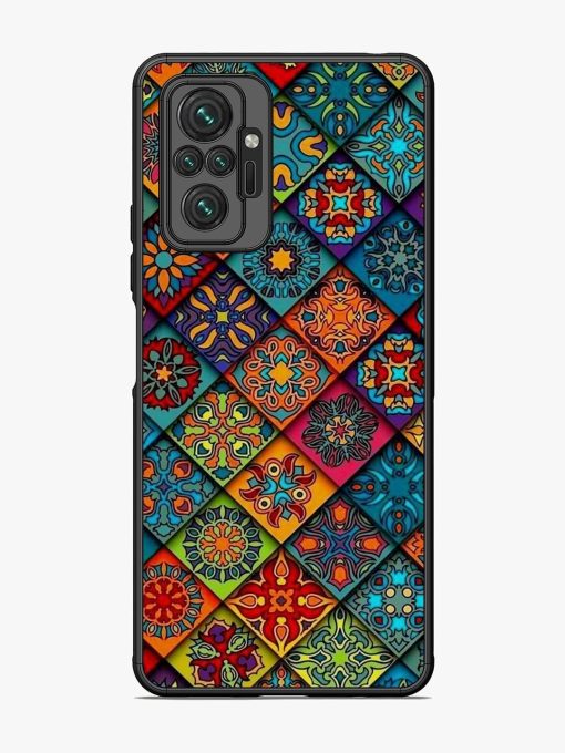 Patchwork Mandala Mosaic Glossy Soft Edge Case for Xiaomi Redmi Note 10 Pro Max Chachhi