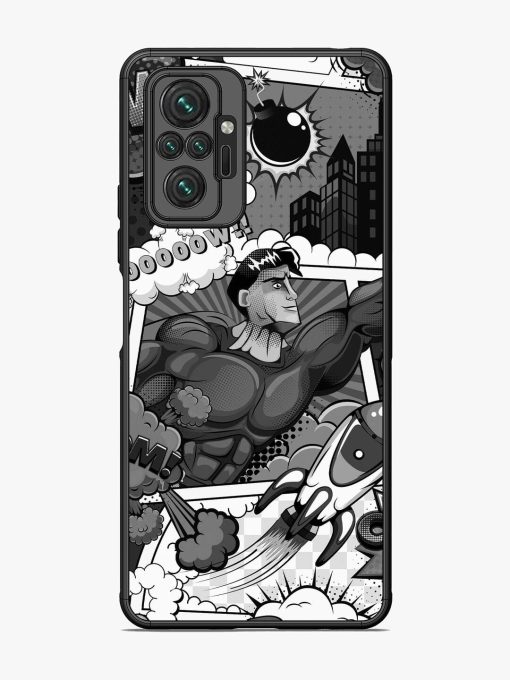 Comic Book Chaos Glossy Soft Edge Case for Xiaomi Redmi Note 10 Pro Max Chachhi