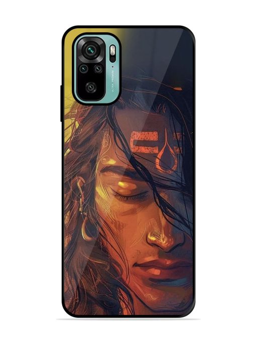 Tranquil Shiva Glossy Soft Edge Case for Xiaomi Redmi Note 10S Chachhi