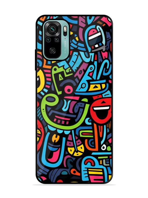 Doodlephoria Glossy Soft Edge Case for Xiaomi Redmi Note 10S Chachhi