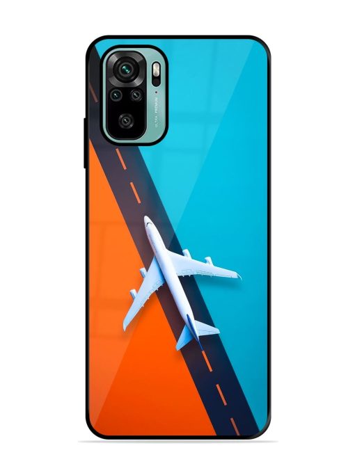 Skyward Bound Glossy Soft Edge Case for Xiaomi Redmi Note 10S Chachhi