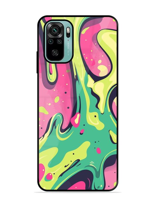 Gooey Grooves Glossy Soft Edge Case for Xiaomi Redmi Note 10S Chachhi