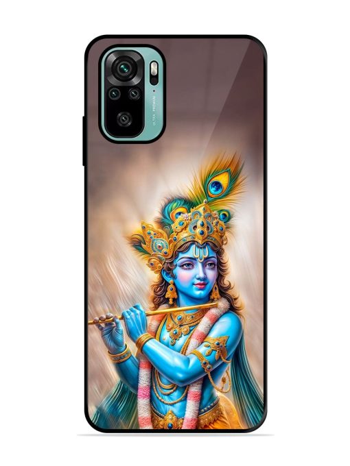 Divine Krishna Glossy Soft Edge Case for Xiaomi Redmi Note 10S Chachhi