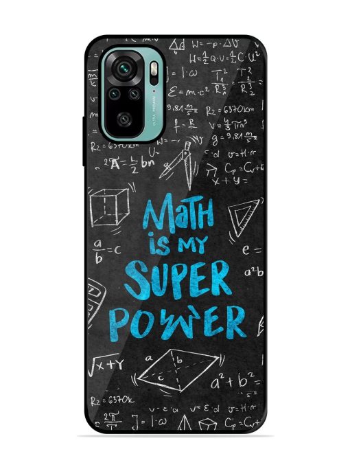 Math Magic Glossy Soft Edge Case for Xiaomi Redmi Note 10S Chachhi