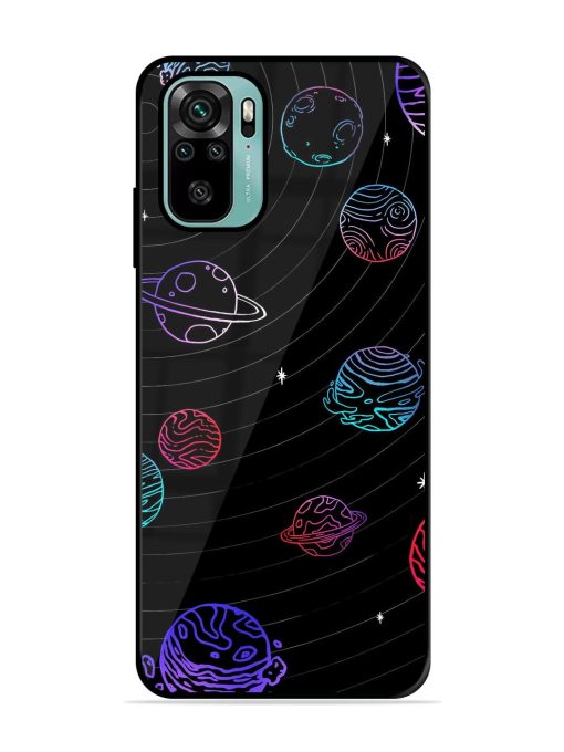 Cosmic Ballet Glossy Soft Edge Case for Xiaomi Redmi Note 10S Chachhi