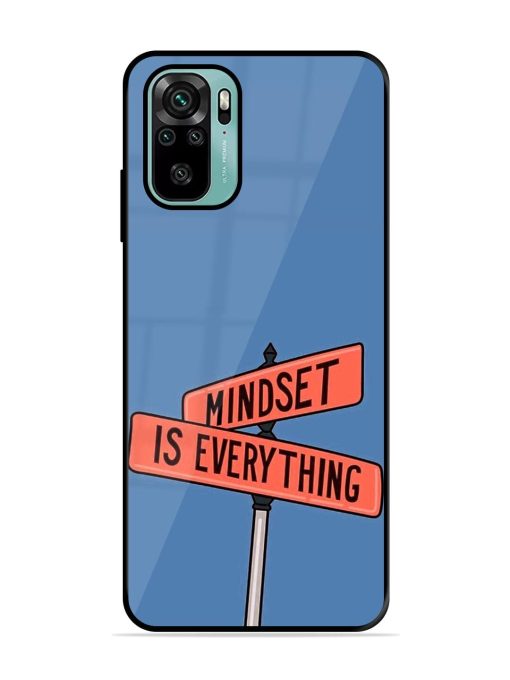 Mindset Matters Glossy Soft Edge Case for Xiaomi Redmi Note 10S Chachhi